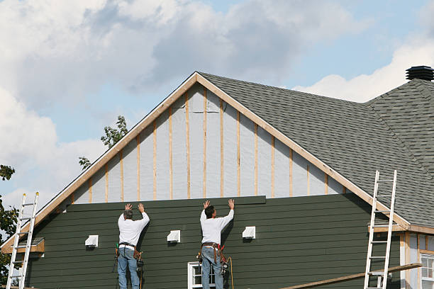 Professional Siding Contractor technician working in Mont Clare, PA